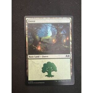Forest FOIL L 0276 WOE EN LP MTG Basic Land